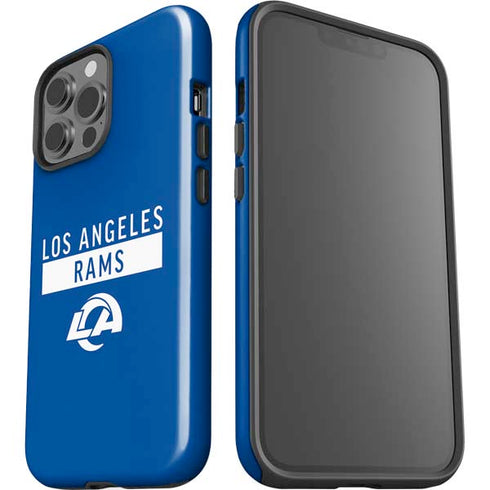 NFL Los Angeles Rams Blue Performance Series iPhone 15 Pro Max Impact Case