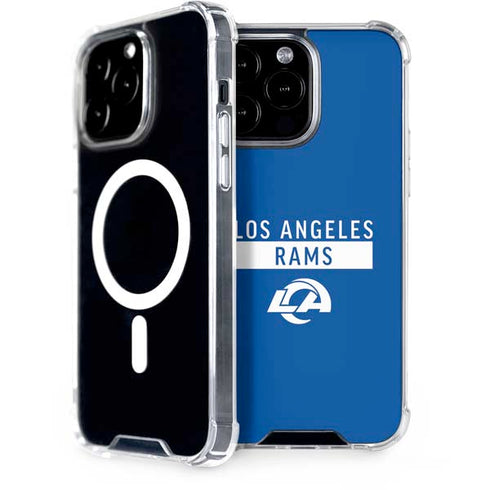 NFL Los Angeles Rams Blue Performance Series iPhone 15 Pro Max MagSafe Case