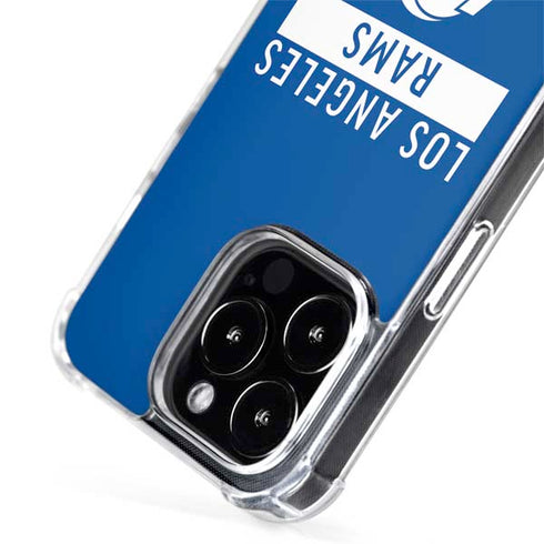 NFL Los Angeles Rams Blue Performance Series iPhone 15 Pro Max MagSafe Case