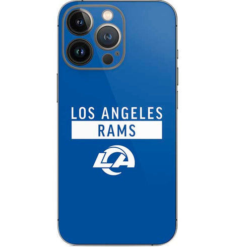 NFL Los Angeles Rams Blue Performance Series iPhone 14 Pro Skin