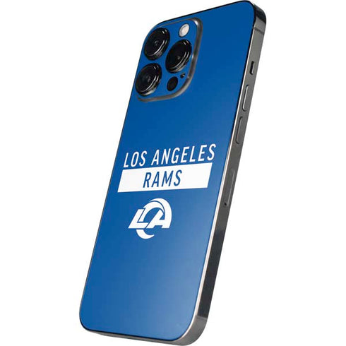 NFL Los Angeles Rams Blue Performance Series iPhone 14 Pro Skin