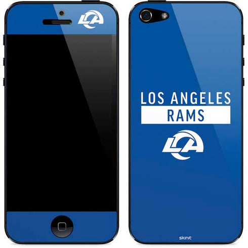 NFL Los Angeles Rams Blue Performance Series iPhone 5/5s/5SE Skin