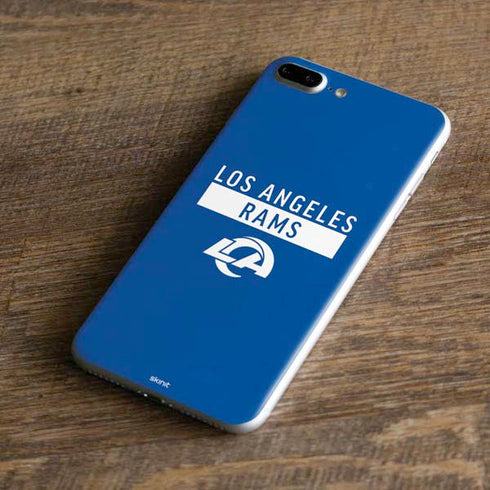 NFL Los Angeles Rams Blue Performance Series iPhone 8 Plus Skin