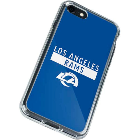 NFL Los Angeles Rams Blue Performance Series iPhone SE (2nd & 3rd Gen) Clear Case