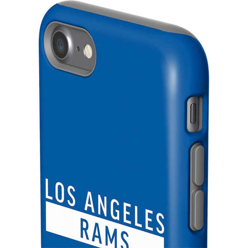 NFL Los Angeles Rams Blue Performance Series iPhone SE (2nd & 3rd Gen) Pro Case