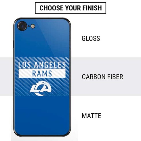 NFL Los Angeles Rams Blue Performance Series iPhone SE (2nd & 3rd Gen) Skin