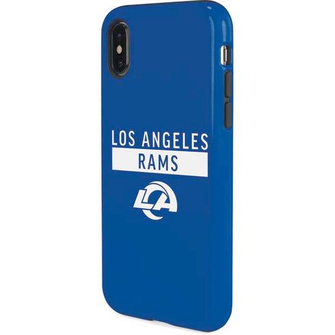 NFL Los Angeles Rams Blue Performance Series iPhone X Pro Case
