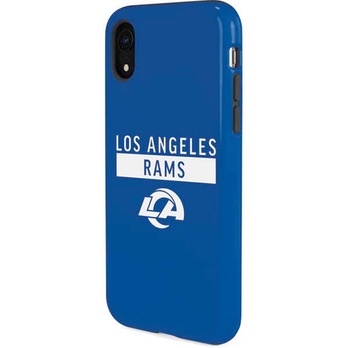 NFL Los Angeles Rams Blue Performance Series iPhone XR Pro Case