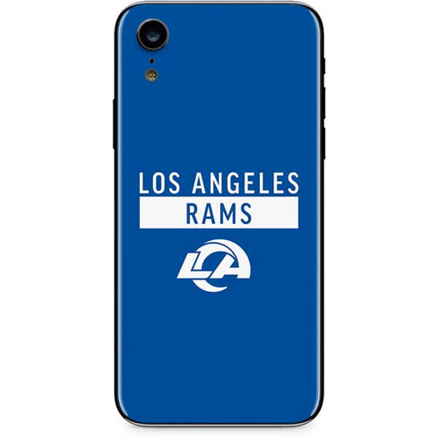 NFL Los Angeles Rams Blue Performance Series iPhone XR Skin