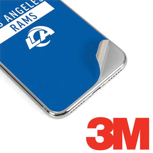 NFL Los Angeles Rams Blue Performance Series iPhone XS Max Skin