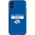 NFL Los Angeles Rams Blue Performance Series iPhone XS Pro Case