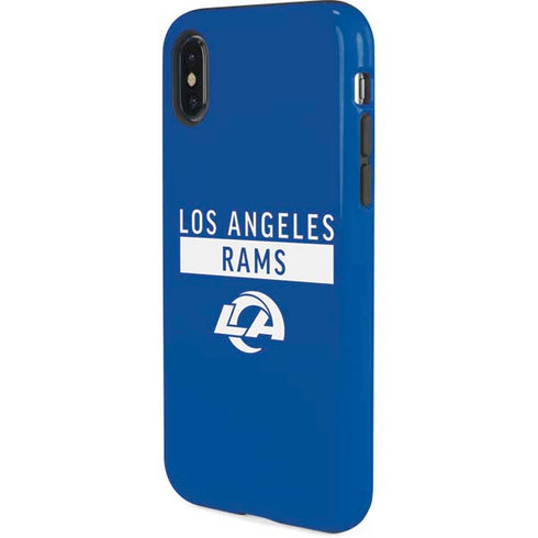 NFL Los Angeles Rams Blue Performance Series iPhone XS Pro Case