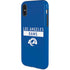NFL Los Angeles Rams Blue Performance Series iPhone XS Pro Case