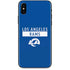 NFL Los Angeles Rams Blue Performance Series iPhone XS Skin
