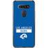 NFL Los Angeles Rams Blue Performance Series LG K51/Q51 Clear Case