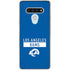 NFL Los Angeles Rams Blue Performance Series LG Stylo 6 Clear Case