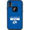 NFL Los Angeles Rams Blue Performance Series LifeProof Fre iPhone Skin