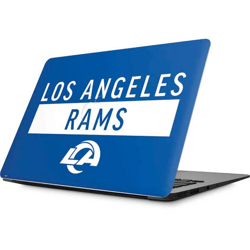 NFL Los Angeles Rams Blue Performance Series Apple MacBook Skin