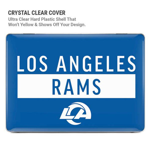 NFL Los Angeles Rams Blue Performance Series MacBook Air 13in M1 (2021) Case plus Skin