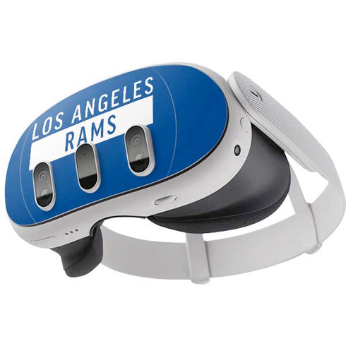 NFL Los Angeles Rams Blue Performance Series Meta Quest 3 Skin