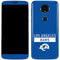 NFL Los Angeles Rams Blue Performance Series Moto E5 Plus Skin