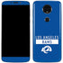 NFL Los Angeles Rams Blue Performance Series Moto E5 Plus Skin