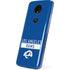 NFL Los Angeles Rams Blue Performance Series Moto E5 Plus Skin