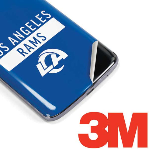 NFL Los Angeles Rams Blue Performance Series Moto E5 Plus Skin