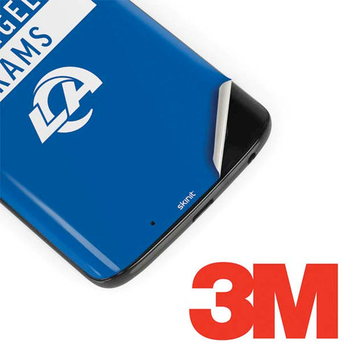 NFL Los Angeles Rams Blue Performance Series Moto G6 Skin