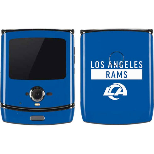 NFL Los Angeles Rams Blue Performance Series Motorola RAZR Skin