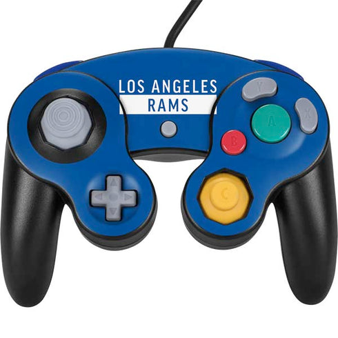 NFL Los Angeles Rams Blue Performance Series Nintendo GameCube Controller Skin