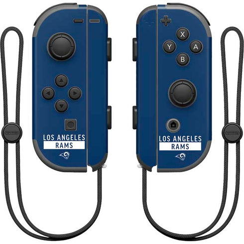 NFL Los Angeles Rams Blue Performance Series Nintendo Joy-Con (L/R) Controller Skin