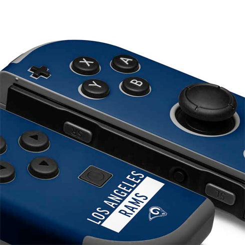 NFL Los Angeles Rams Blue Performance Series Nintendo Joy-Con (L/R) Controller Skin