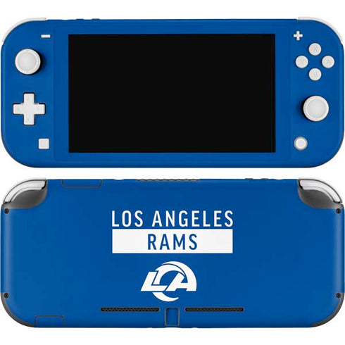 NFL Los Angeles Rams Blue Performance Series Nintendo Switch Lite Skin