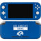 NFL Los Angeles Rams Blue Performance Series Nintendo Switch Lite Skin