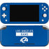 NFL Los Angeles Rams Blue Performance Series Nintendo Switch Lite Skin