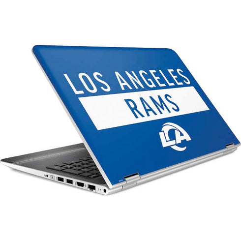 NFL Los Angeles Rams Blue Performance Series HP Pavilion Skin