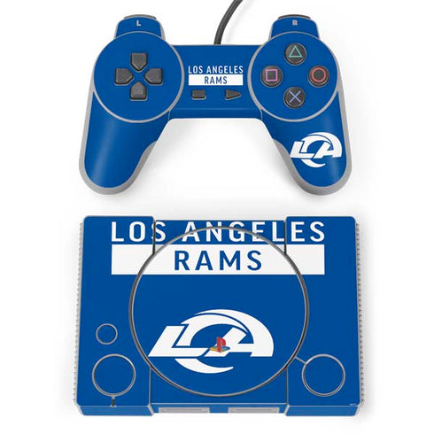 NFL Los Angeles Rams Blue Performance Series PlayStation Classic Bundle Skin