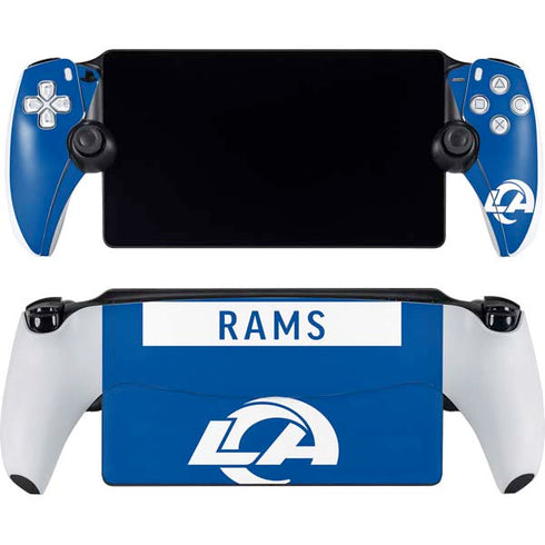NFL Los Angeles Rams Blue Performance Series PlayStation Portal Remote Player Skin