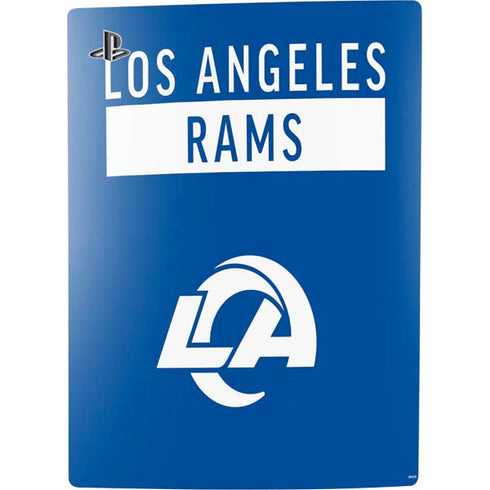 NFL Los Angeles Rams Blue Performance Series PS5 Bundle Skin
