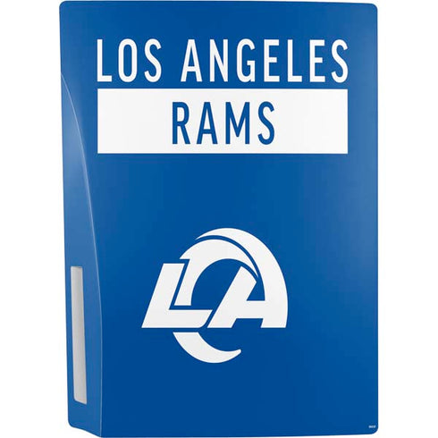 NFL Los Angeles Rams Blue Performance Series PS5 Bundle Skin