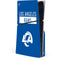 NFL Los Angeles Rams Blue Performance Series PS5 Slim Disk Console Skin