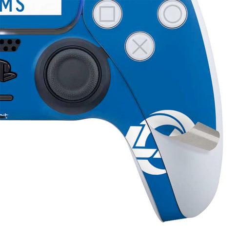 NFL Los Angeles Rams Blue Performance Series PS5 Slim Digital Edition Bundle Skin