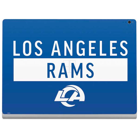 NFL Los Angeles Rams Blue Performance Series Surface Book 2 15in Skin
