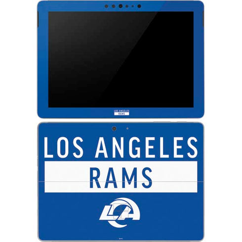 NFL Los Angeles Rams Blue Performance Series Surface Go Skin