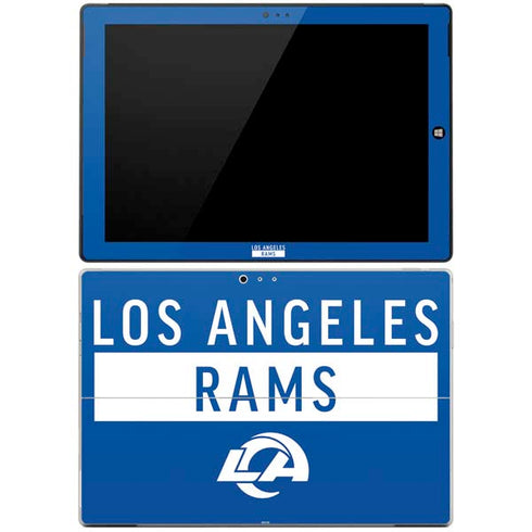 NFL Los Angeles Rams Blue Performance Series Surface Pro 3 Skin
