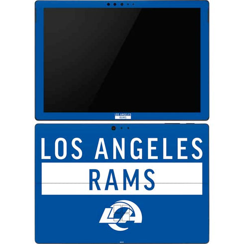 NFL Los Angeles Rams Blue Performance Series Surface Pro 6 Skin