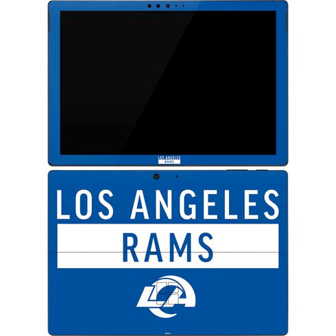 NFL Los Angeles Rams Blue Performance Series Surface Pro 7 Skin