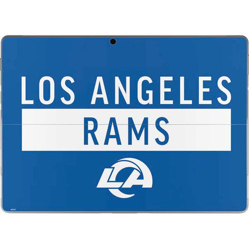NFL Los Angeles Rams Blue Performance Series Surface Pro 8 Skin