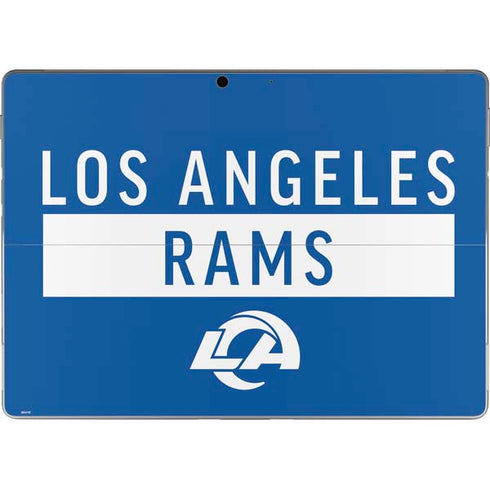 NFL Los Angeles Rams Blue Performance Series Surface Pro 9 Skin